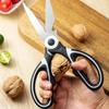 Multifunctional Stainless Steel Kitchen Scissors Heavy Duty for Cutting Fish Meat Chicken Bone Vegetable Food Chopping Tool