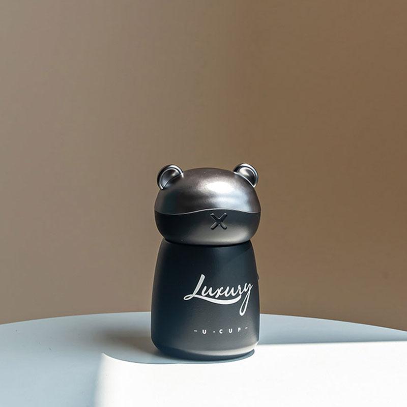 Neue Vakuum-Thermosflasche, isoliert, Edelstahl, niedliche Wasserflasche für Mädchen, Thermo-Kaffee-/Tee-Trinkflasche