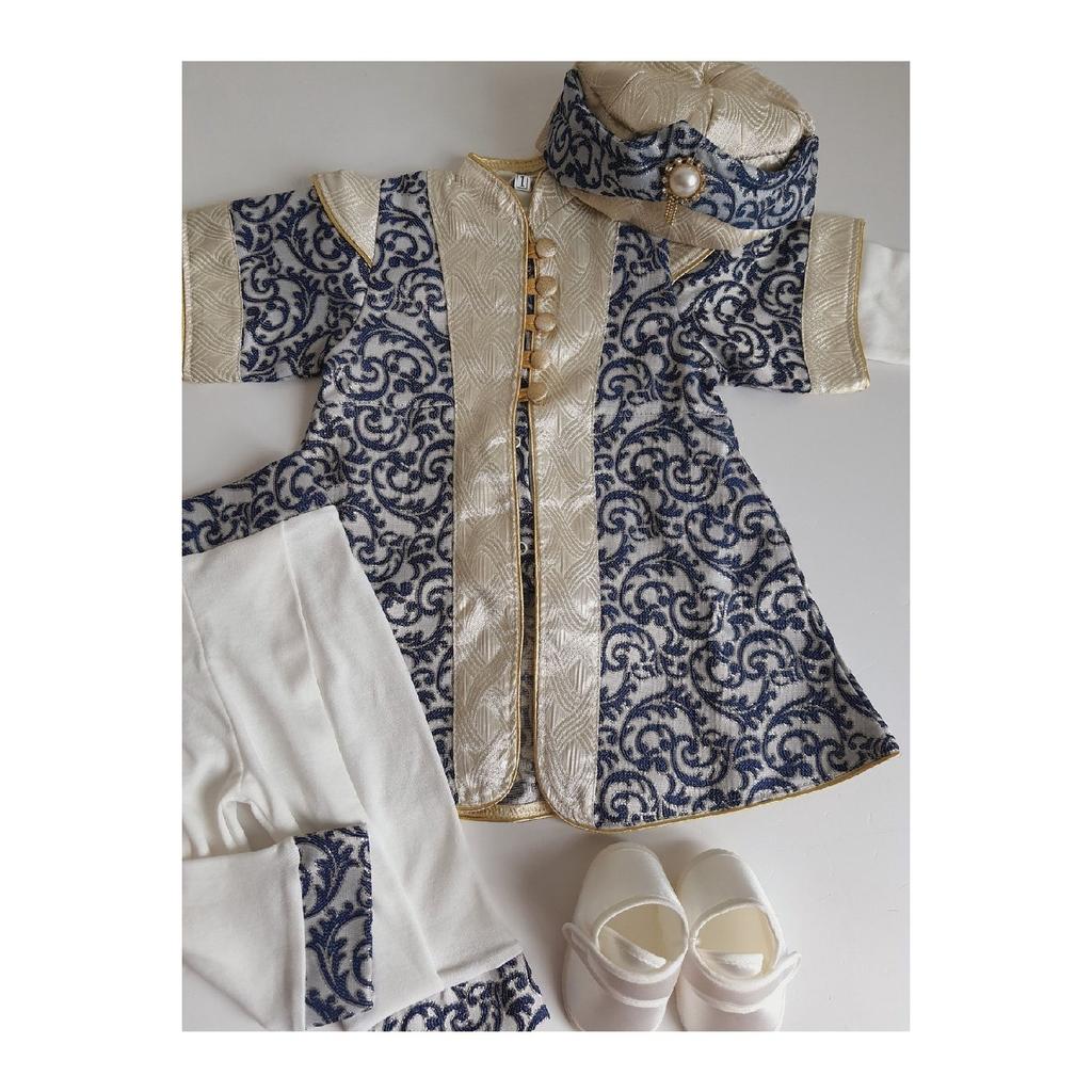 ( With Booties ) 0 6 Months And 1 Year Old Circumcision Mevlt Outfit, Circumcision Mevlt Dress ehzade Baby Gift