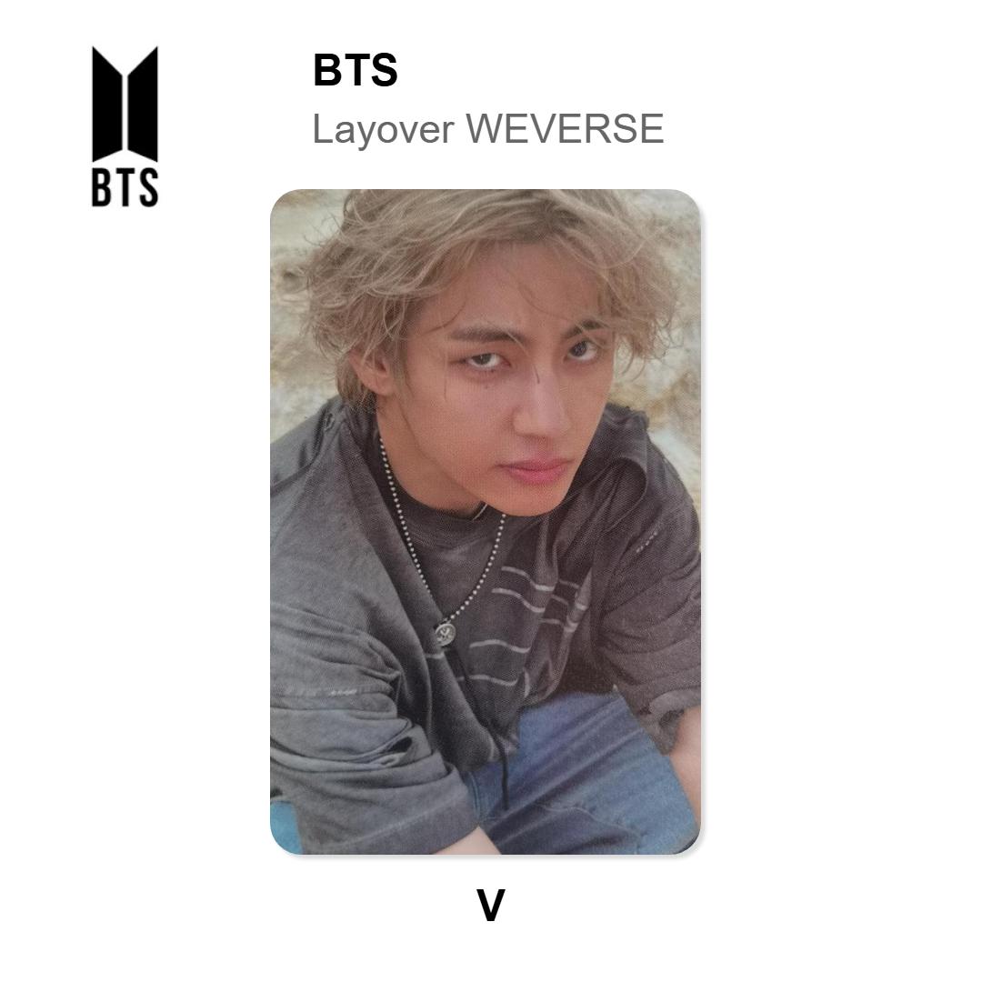 BTS Layover WEVERSE Official Photocard V 04
