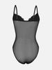 Europäischer & Amerikanischer Spitzenbesatz Mesh Rückenfreier Body 60427 - Sexy & Figurbetont