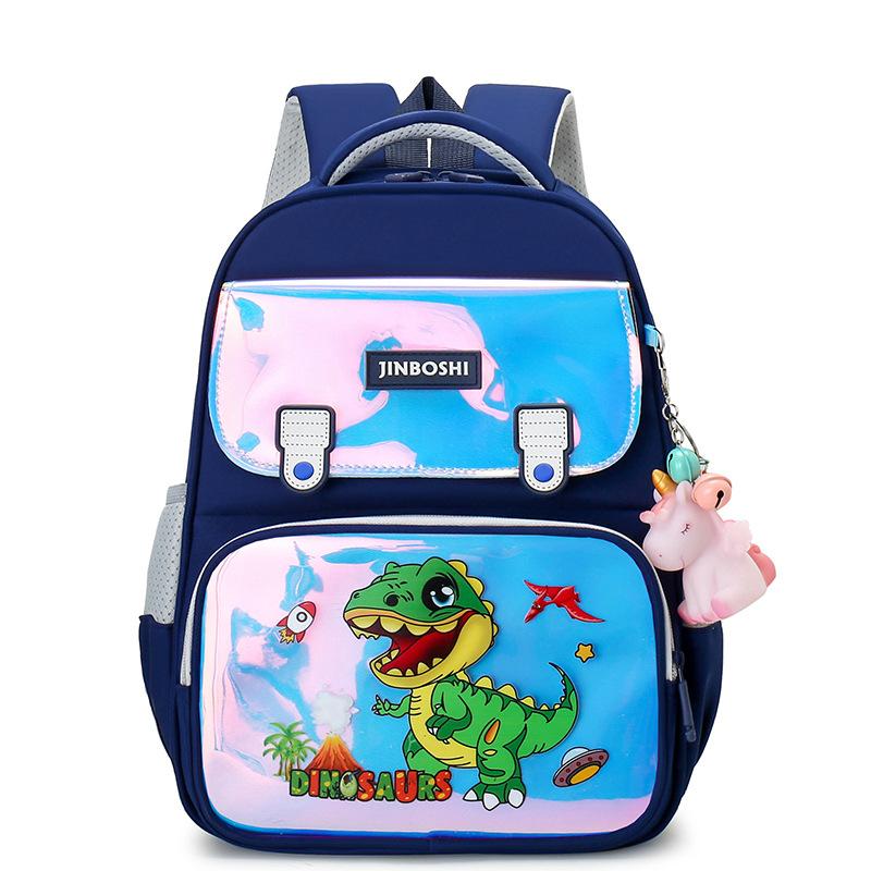 

Школьные ранцыМилый мультяшный детский рюкзак для начальной школы, первый класс, большой класс, уход за позвоночником для снижения нагрузки, большая вместимость