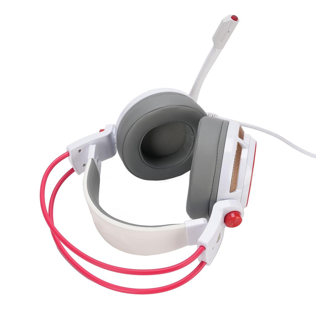 Herní sluchátka 7.1 Surround Sound Vícekanálová Vibrační USB sluchátka LED světlo Sluchátka pro