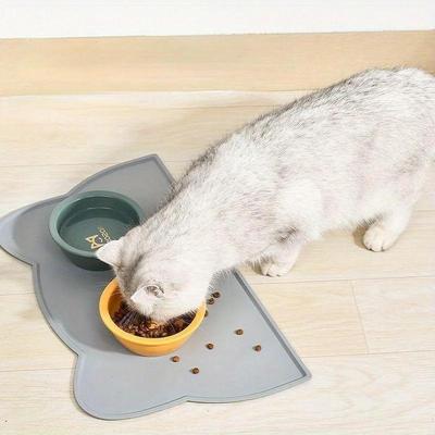 New Anti Overflow Anti Slip Waterproof And Easy To Clean Pet Silicone Meal Mat Cat And Dog Mat Pet Meal Mat Home Supplies