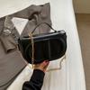 Bag Crossbody Women's Bag New Summer Textured Shoulder Bag Niche Design Chain Retro Square Bag