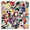 50Pcs My Hero Academia Stickers DIY Decoration Waterproof Skateboard Notebook Luggage Laptop Phone Fridge Decals