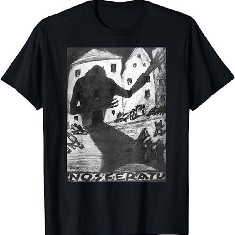 

Horror Movie Monster Halloween Nosferatu Vampire Count Orlok T Shirt Sweatshir - Men s Summer Cotton Graphic Tee S разноцветный