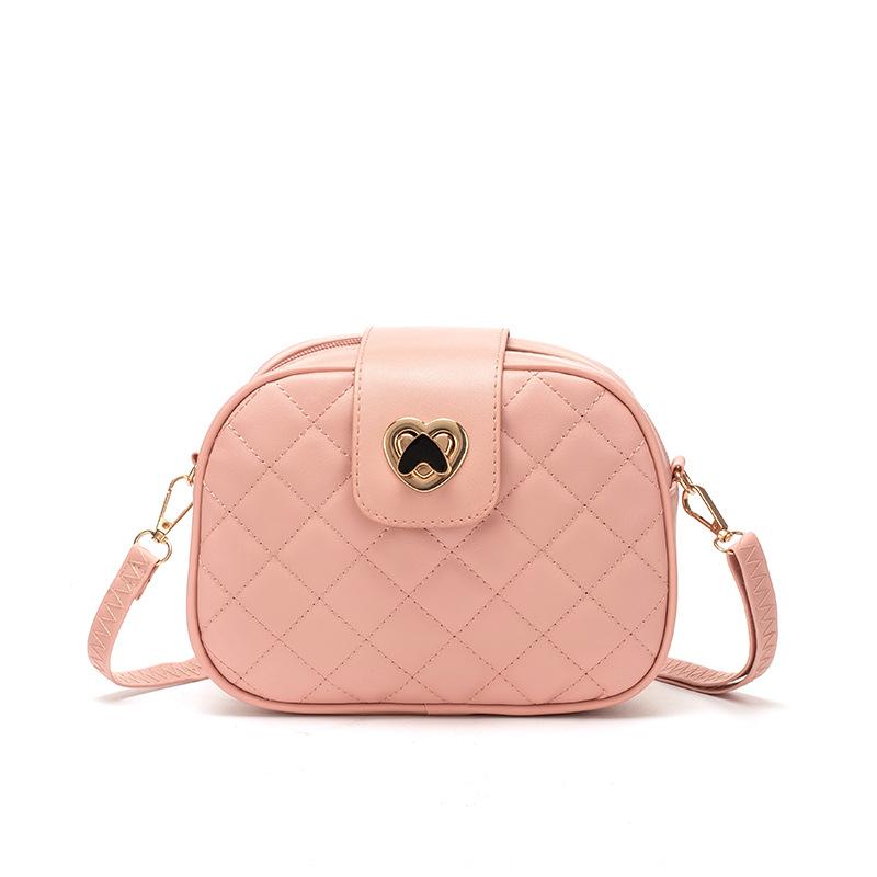 One shoulder women's crossbody bag Love Lock Buckle Shell Bag Mobile Zero Wallet elegant and sweet new