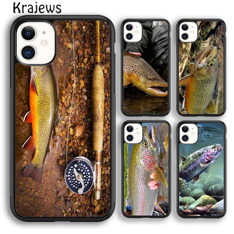 BROWN TROUT FISHING FISH Phone Case Cover For IPhone 18 17 Air 16 15 14 plus 11 12 13 pro max Plus coque Shell Fundas
