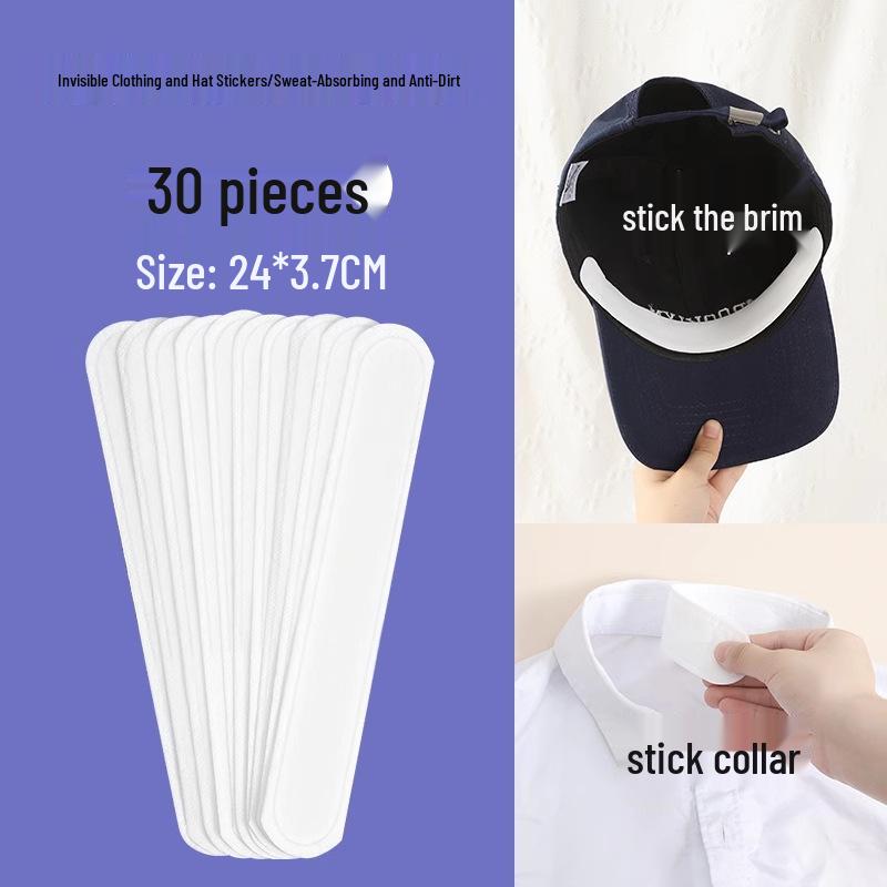 Odor-Resistant Sweat-Absorbing Collar & Cuff Pads – Gentle, Disposable, Summer Special