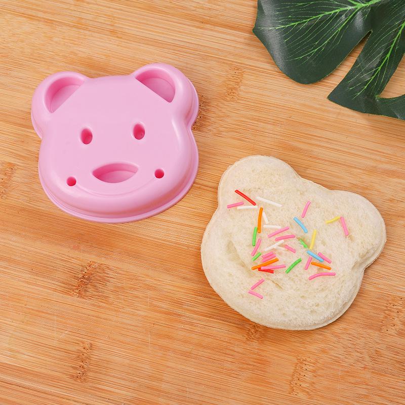 "DIY Bear Sandwich Form - Dětská kreslená vykrajovátka na toasty"