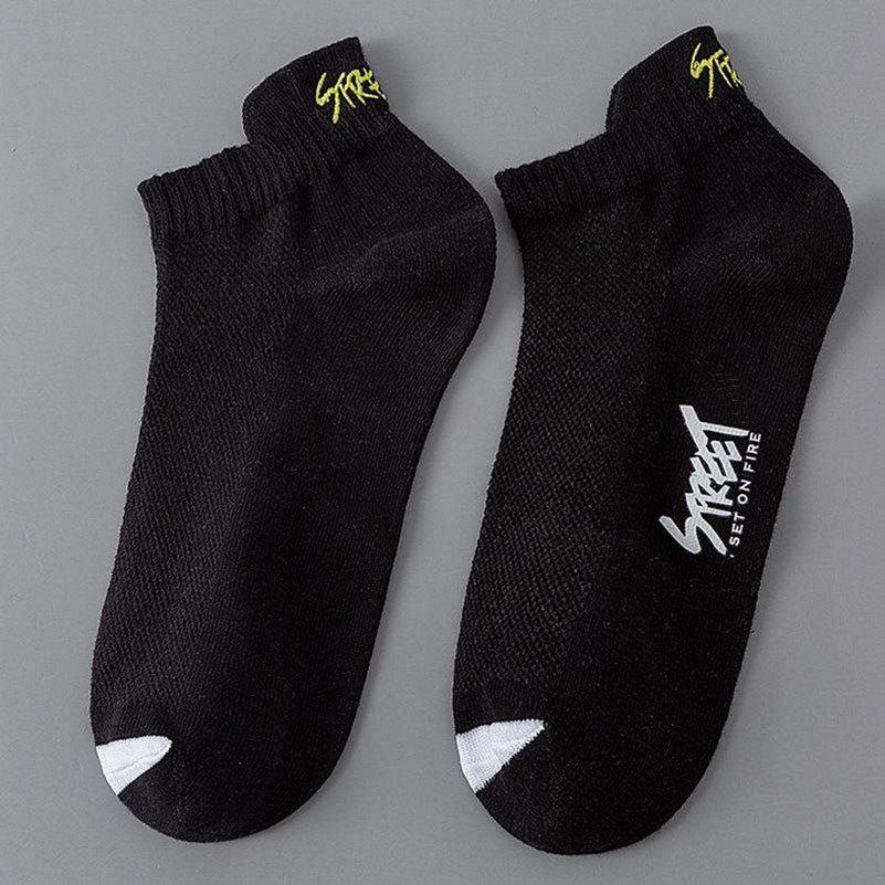 10 Pairs High Quality Women Ankle Socks Breathable Cotton Low Short Casual Sport Anti-wear Fashion Four Seasons Street Non-slip Socks
