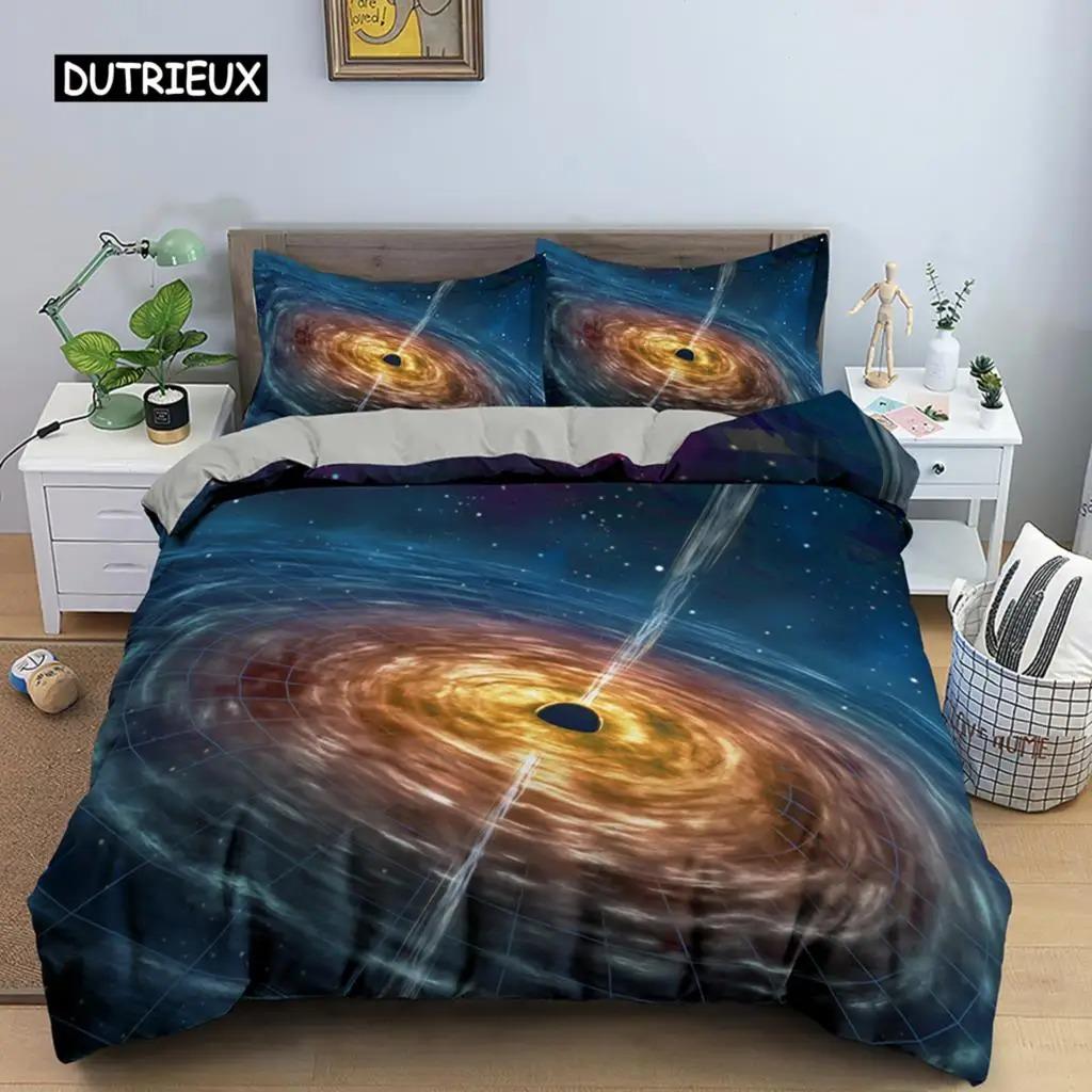 3D Duvet Cover Psychedelic Twin Bedding Set Luxury Quilt Cover with Zipper Closure 23pcs Queen Size Polyester Comforter Sets