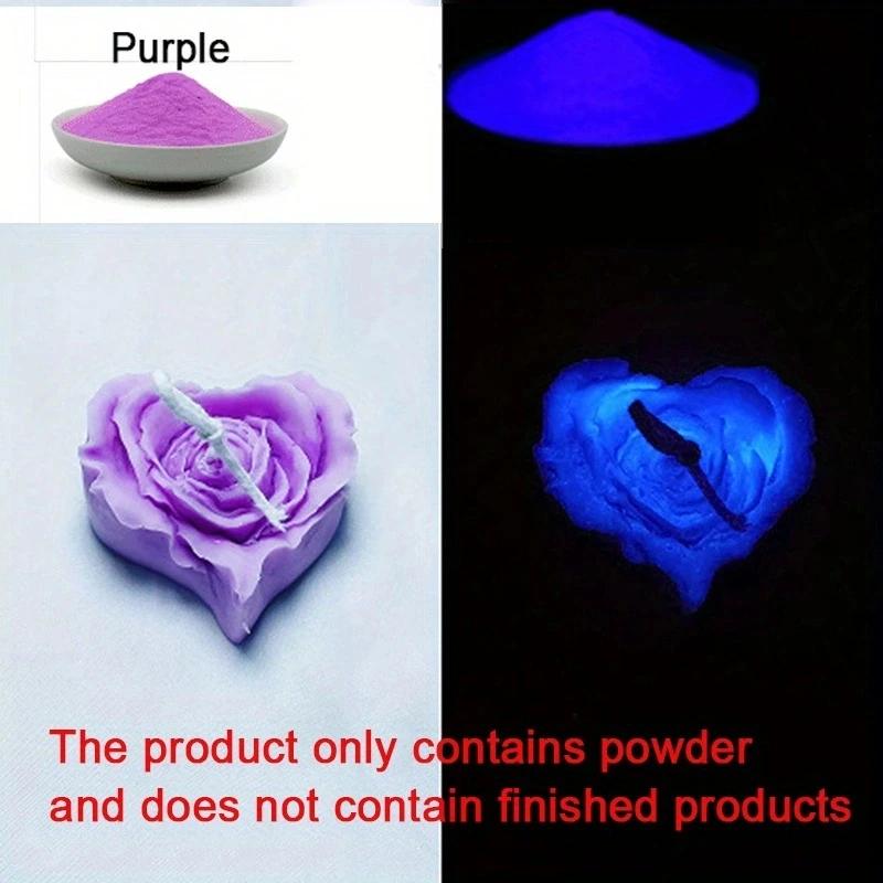 1 pack of low-temperature candle high brightness luminous powder luminous pigment DIY candle dropper filling material