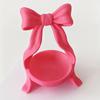 3D Printed Bow Ornament Tray: Postmodern Light Luxury Home Decor for a Girly Touch