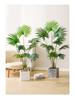 Large Luxury Faux Livistona Flower: Indoor Green Plant Floor Decoration