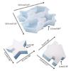 House Shape Castings Mould Resin Molds Baking Molds Star House Silicone Moulds