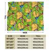 Comic Warm Soft Blankets T-Tmnts Character Decorative Plush Bedding Throws Funny Home Decor Flannel Bedspread Sofa Bed Cover