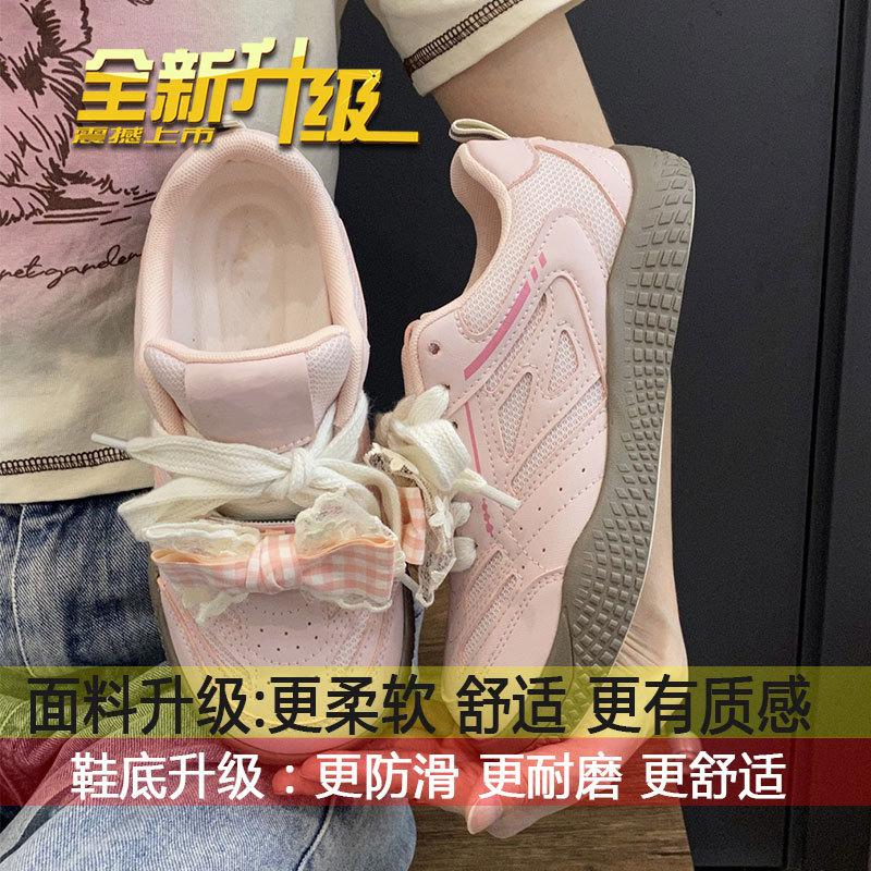 

Guochao niche original strawberry bow German training shoes women s 2025 new spring platform casual breathable sports shoes 35