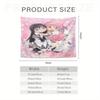 VIKAMA Anime Magical Girl Wall Hanging Cartoon Style Tapestry Suitable for Hanging in Living Rooms and University Dormitories