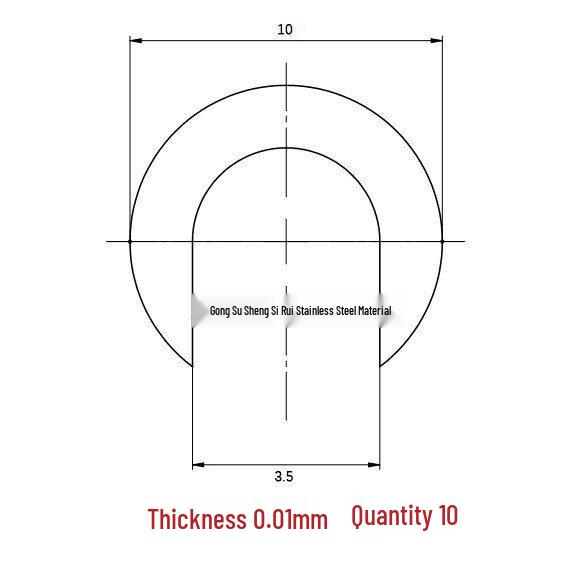304 Stainless Steel Custom Flat Gasket Washer with 0.005-3mm Gap