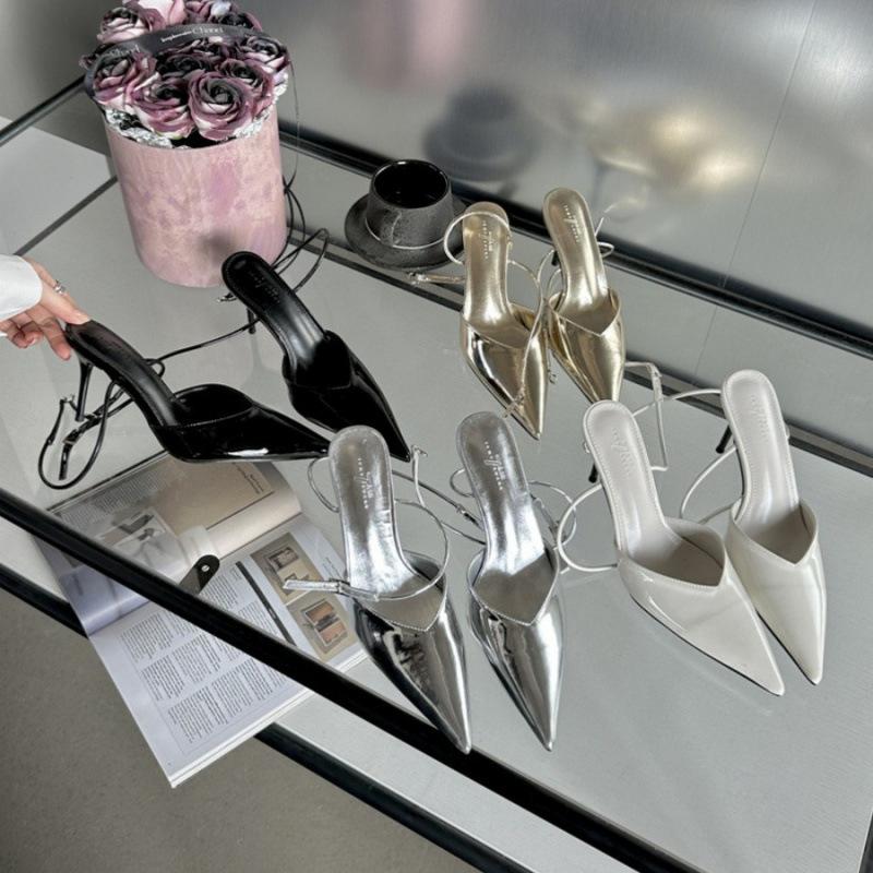 Туфлі-човники на шпильці Фея Сексуальні Милі З Спідницею Взуття Темперамент Сумка Голова Сандалі Регульована Пряжка на Щиколотці Одинарні Туфлі