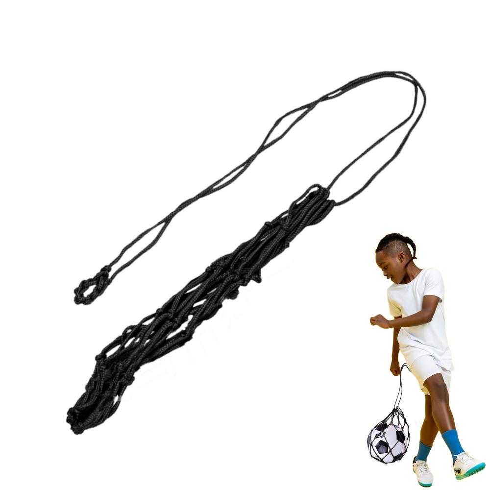 Soccer Juggling Trainer Single-Person High Strength Soccer Ball Trainer Net Football Ball Control Trainer Solo Practice Training чёрный