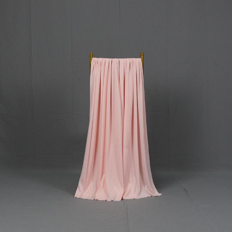 5/10M Milk Silk Stretch Fabric Wedding Arch Drapes Wedding Backdrop Curtain for Stage Banquet Birthday Party Sheer Drapery Decor
