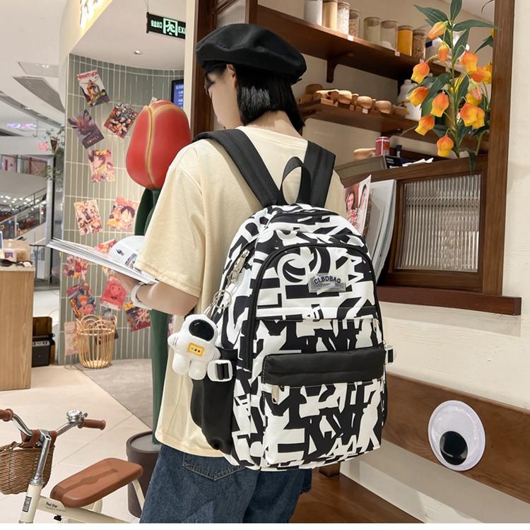 Студенческий рюкзак женский милый школьный рюкзак в консервативном стиле мужской — фото 3