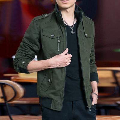 Herrenmantel Sommer Neu Slim Jacke Lässig Dünn Frühling und Herbst Kleidung Trend Koreanische Version Hübsche Kleidung