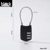 Waterproof Rustproof Steel Wire Padlock for Suitcases, Bikes, Cabinets, and Dormitories
