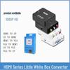 HDTV to AV Converter Box: White Series HDMI/VGA/AV Connector for Game Console to TV