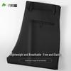 FIRS Men's Silk Blend Business Casual Straight Pants