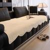 Straight Row Sofa Cushion Universal In All Seasons  New Non-Slip Seat Cushion, One-Piece Leather Special-Shaped Sofa Cover Cover Cloth