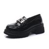 Black Loafers Women's 2025 Spring and Summer New British Style Leather Small Leather Shoes Comfortable Soft Sole Versatile Retro Single Shoes