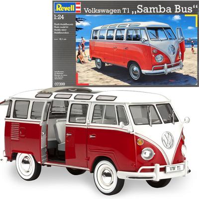 German Revell Volkswagen T1 Samba Bus 07399 Plastic Model 1/24