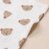 Baby Soft Cotton Muslin Handkerchief with Lanyard
