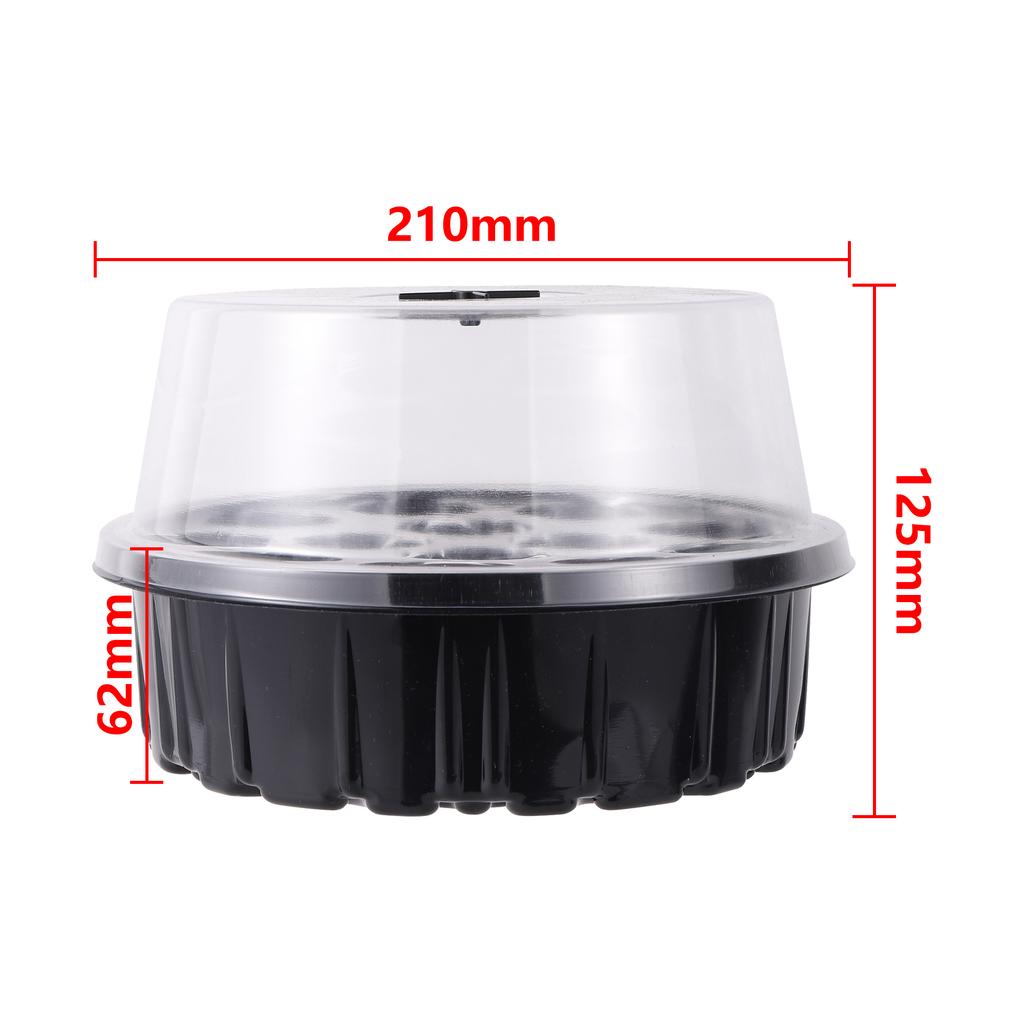6/12/13 Grid Ventilation Germination Box With Ventilation Hole Cultivation Planting Box Square Round Seedling Starter Tray