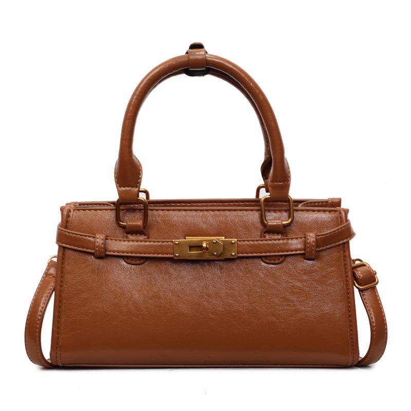 

Korean Style Versatile Niche Handbag - 2025 Autumn/Winter Collection: High-End Textured Crossbody Tote