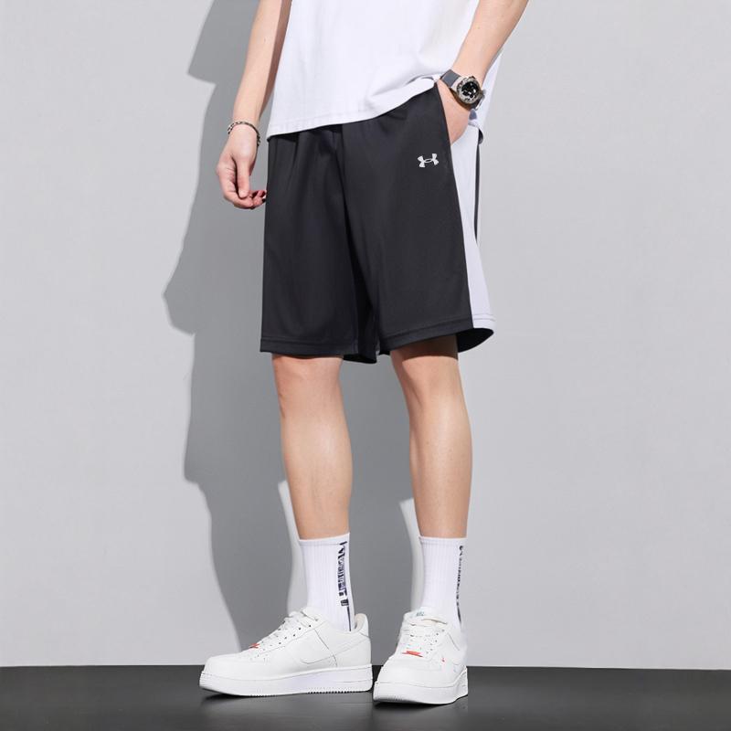 Under Armour Knitted Quick-Dry Breathable Casual Sports Running Shorts Unisex shorts Black 25500223-001