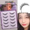 Devil Short Stiff Stem False Eyelashes: Realistic Manga Style for Students, Boys & Girls Daily or Party Use