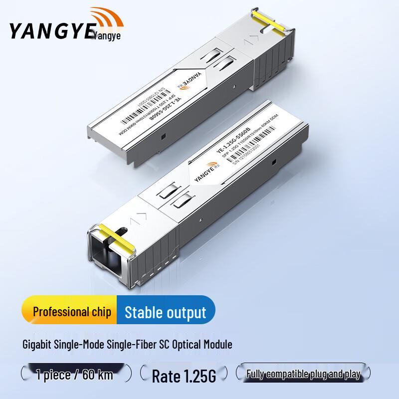 YY 1.25G SFP Gigabit BIDI Single-Fiber Optical Module