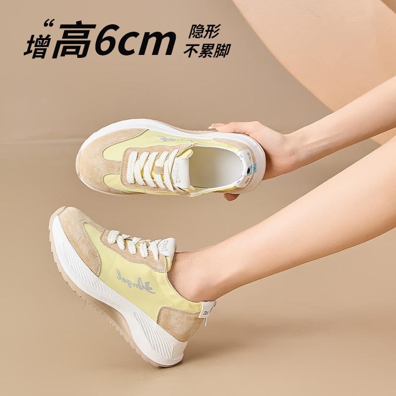 Inner height-increasing women's shoes summer new versatile thick-soled breathable casual sports shoes women