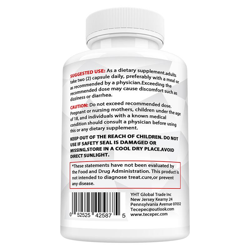 Red Yeast Rice, Grape Seed Extract, Dietary Supplement, 120 Capsules Per Bottle