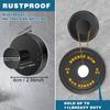 2PCS Powerful Suction Cup Stainless Steel 304 Hook for Bathrooms and Kitchens, Vacuum Technology for Wall Hooks, 14.99 Lbs