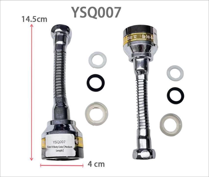 Universal Rotating Anti-Splash Kitchen Faucet Extender