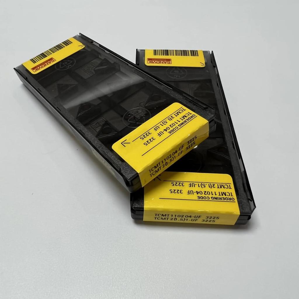 Original Sandvik / TCMT110204-UF 3225  CNC lathe carbide blade 10 PCS