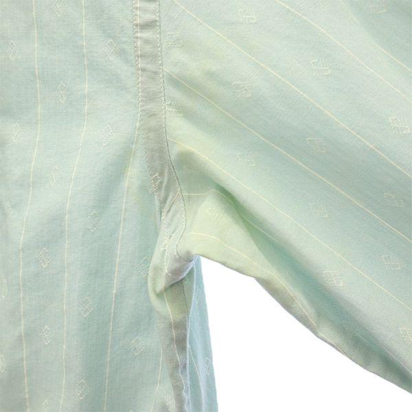 RALPH LAUREN Overall handle Long sleeve Band collar shirt 2 green Women Used