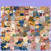 Cute Cartoon Teddy Bear Stickers Set Of 100 Waterproof Decals For Luggage Notebooks And More
