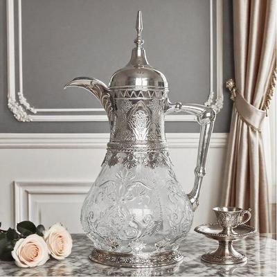Luxus-Glas-Kaltwasser-Kessel-Set für den Nahen Osten - Großes Fassungsvermögen, Hochwertiges Design für den Heimgebrauch